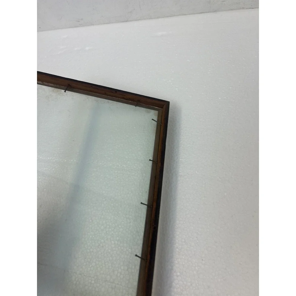 Vintage Carved Wood Picture Frame Holds 6x10 Arts & Crafts Mission Traditional